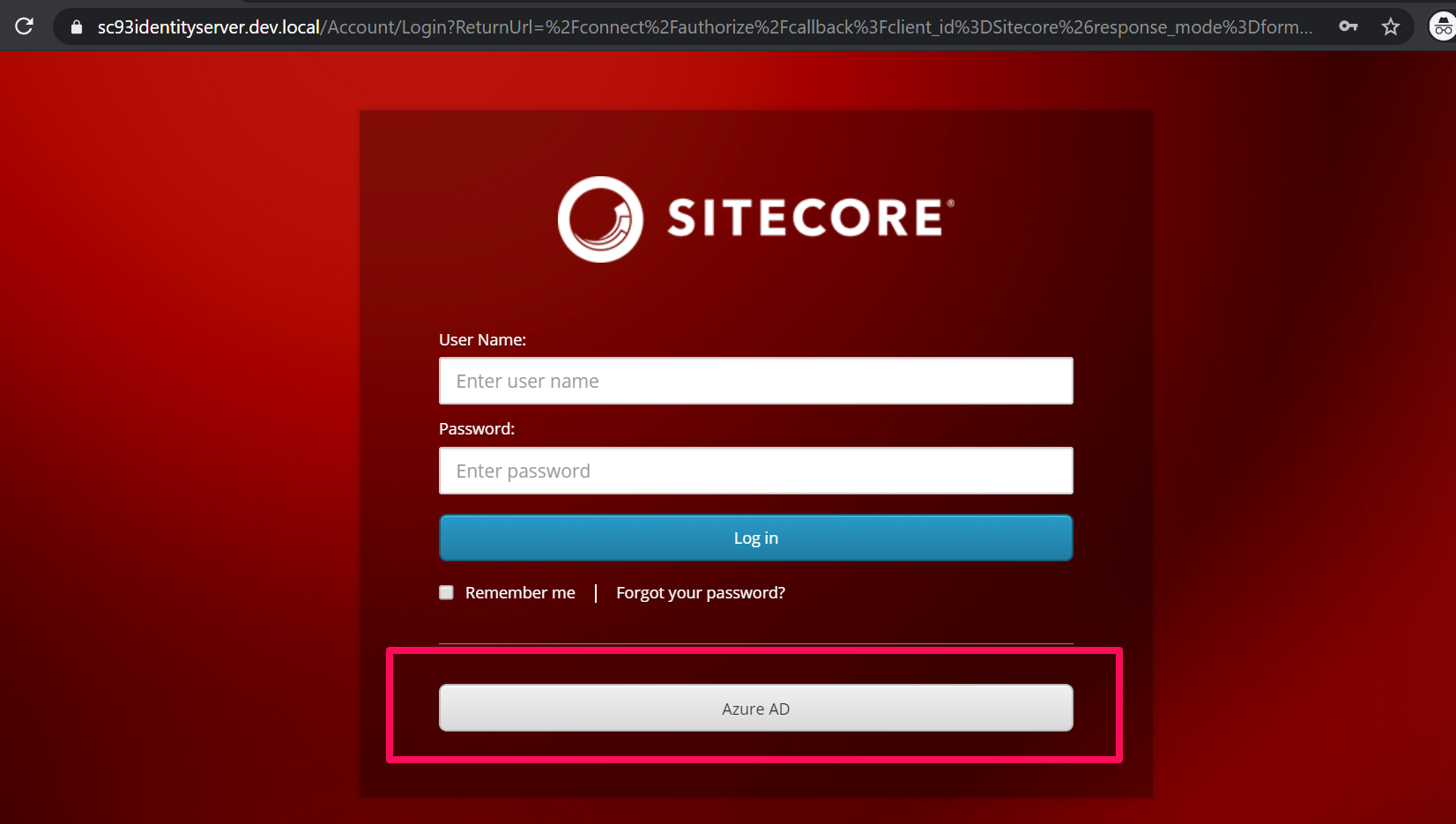 Azure AD subprovider